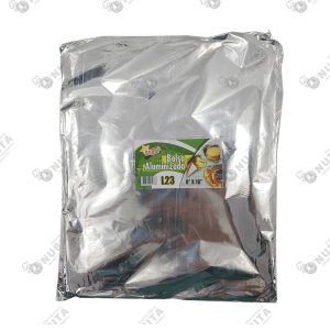 BOLSA ALUMINIZADA L23  23 X 30 CM X 100 UND – Hecho de Aluminio