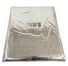 BOLSA ALUMINIZADA L25  25 X 32 CM X 100 UND
