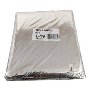 BOLSA ALUMINIZADA L19  20 X 20 CM X 100 UND