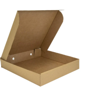 Caja de Carton Kraft para Pizza | 40 cm x 40 cm x 50 und